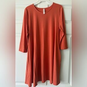 Zenana Outfitters Orange Dress